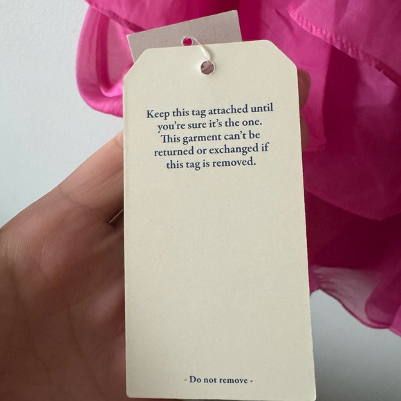 Abercrombie & Fitch Pink Strapless Ruffle Tiered Mini Dress - Picture 5 of 6